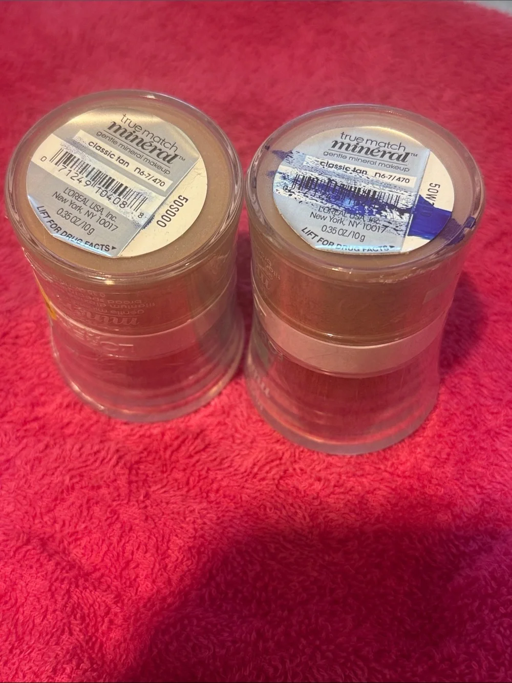 2 L'ORÉAL True Match Mineral Foundation Powder Classic Tan N6-7 / 470 NEW Sealed